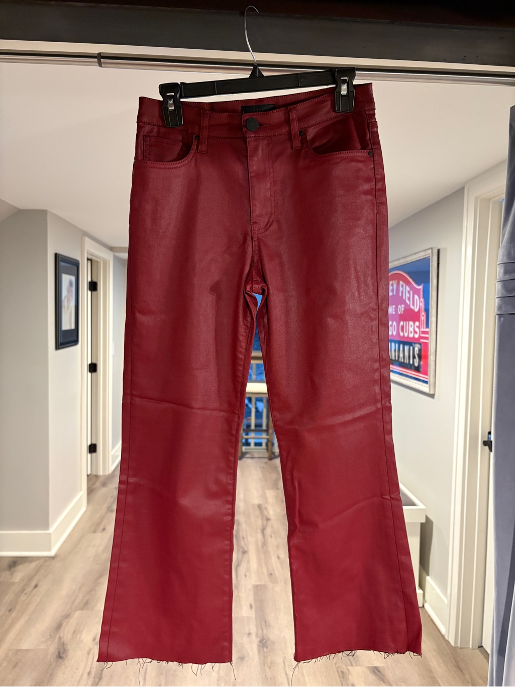Kut From The Kloth Red Coated Kelsey Flare Jeans